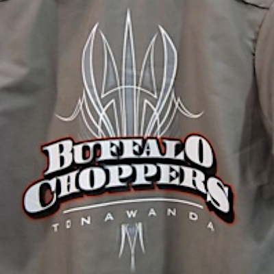 Buffalo Choppers Pinstriping collared shirt - back